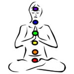 Die Verteilung der Chakren im Körper und ihre Farben