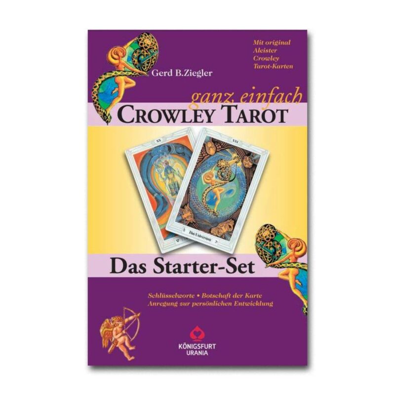 Crowley Tarot - ganz einfach: Karten mit Anleitungsbuch von Gerd Ziegler