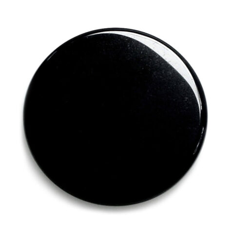 Schwarzer Obsidian Spiegel Mit Halterung – 10 X 10 Cm, Natürlicher Stein Für Meditation, Wahrsagung & Deko