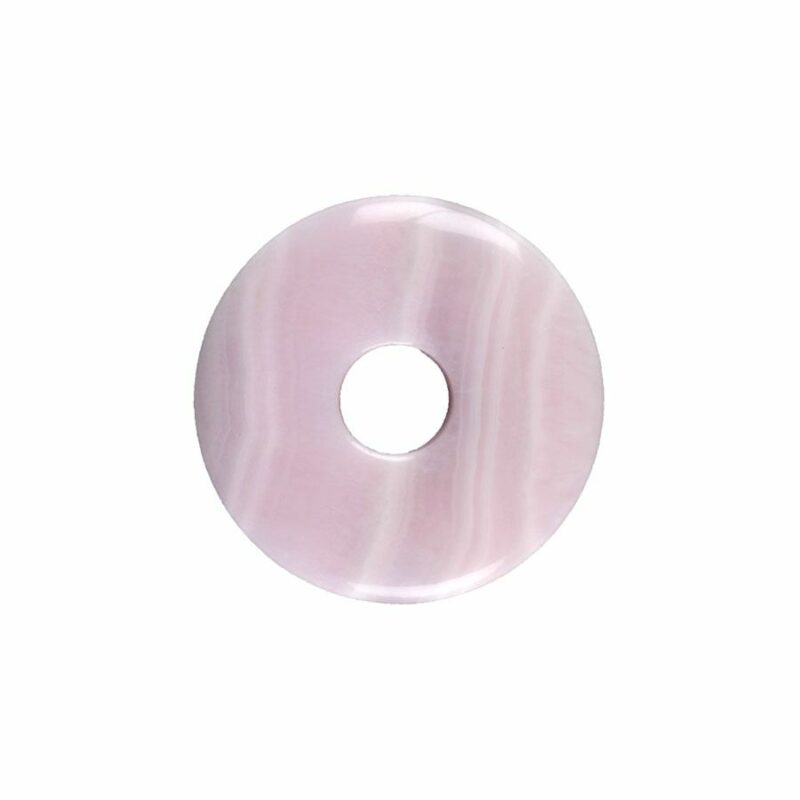 Kleiner Calcit (Manganocalcit) Donut, 30 mm Durchmesser