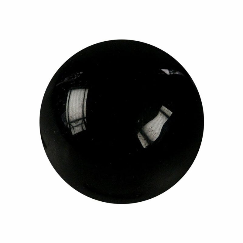 Massagekugel aus schwarzem Turmalin (Schörl), 40 mm