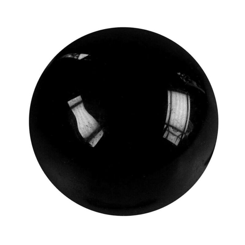 Hochwertige Kugel aus Obsidian (schwarz) für die aktive Schattenarbeit oder auch für den Schwarzmondaltar. 