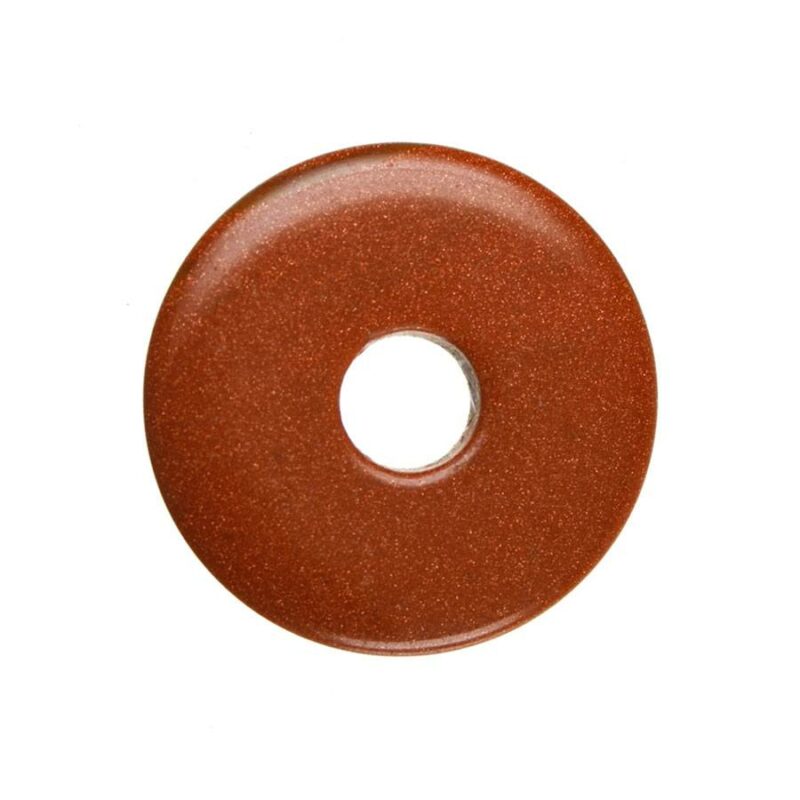 Mittelgroßer Goldfluss Donut, 40 mm Durchmesser