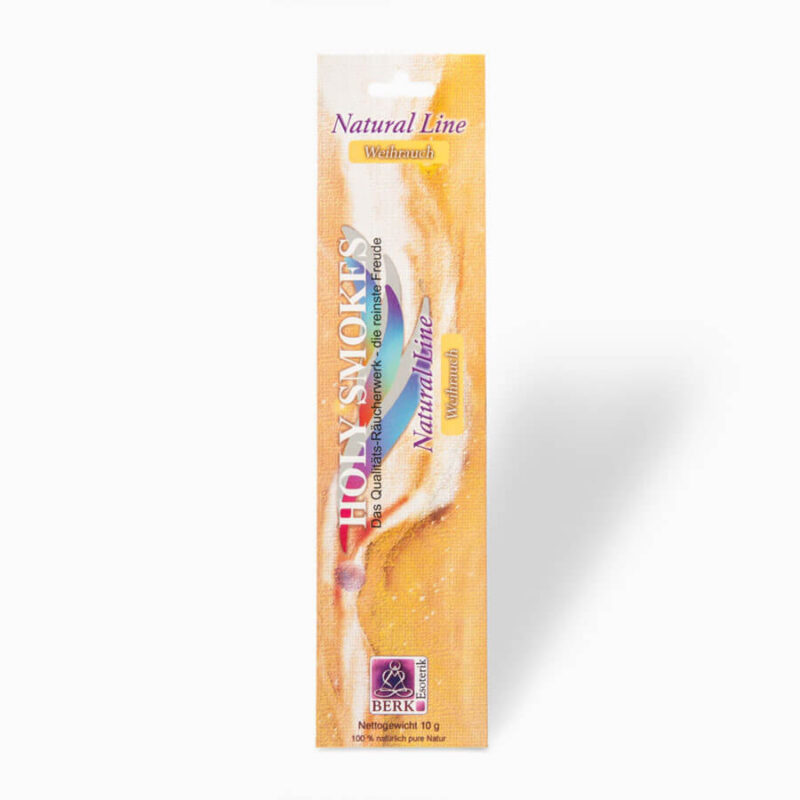 Packung mit natürlichen Weihrauch Räucherstäbchen aus der Holy Smokes Natural Line